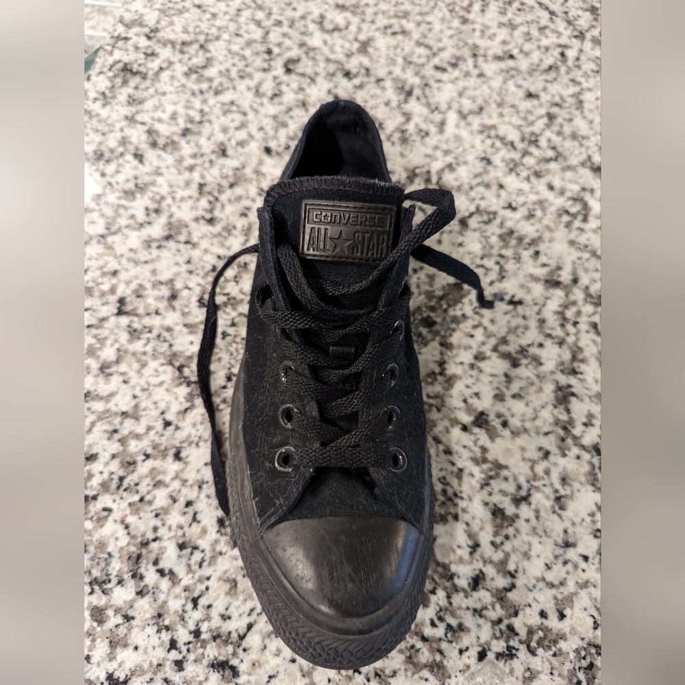 All black Converse All Stars